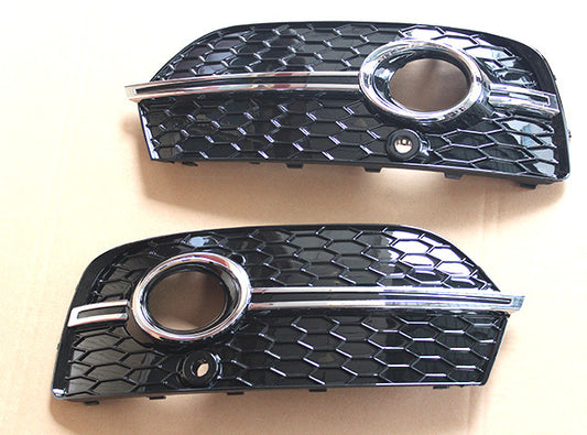 Fog Light Grilles RSQ-Style (2011-2015, 2 pcs, Black) for Audi Q3 2011-2019 - image 1