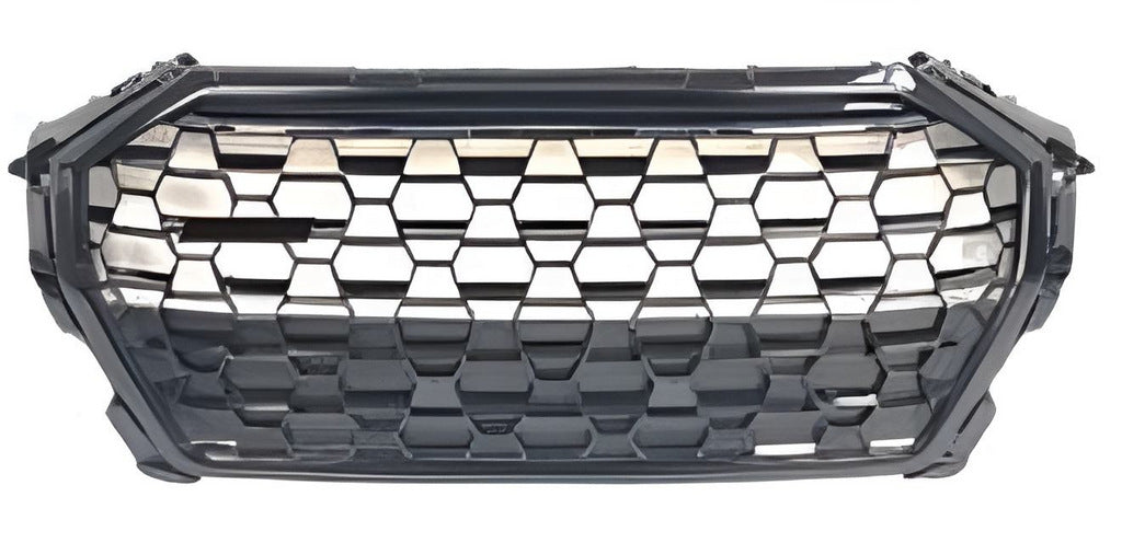 RSQ-Style front grille without logo (black) for Audi Q3 2019- - image 1