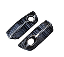 Fog Light Grilles RS-Style (2008-2012, 2 pcs, Black with Gray) for Audi Q5 2008-2017 - image 1