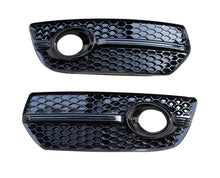 RS-Style fog light grilles (2008-2012, 2 pcs, Black) for Audi Q5 2008-2017 - image 1