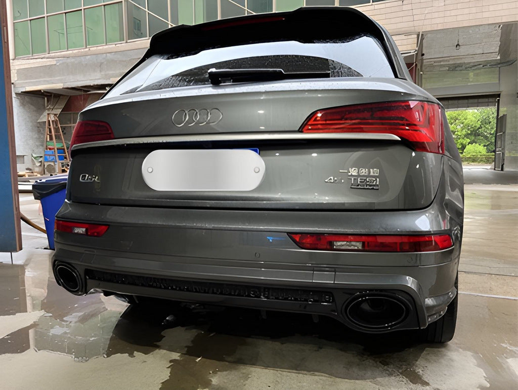 Rear diffuser with QRS-Style nozzles for Audi Q5 2008-2017 - image 1