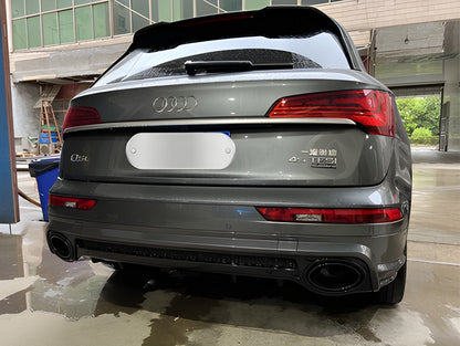 Rear Diffuser with Exhaust Tips QRS-Style for Audi Q5 2008-2017 - image 1
