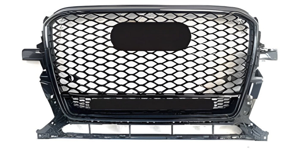 RSQ-Style front grille with Quattro lettering (2012-2017, black) for Audi Q5 2008-2017 - image 1