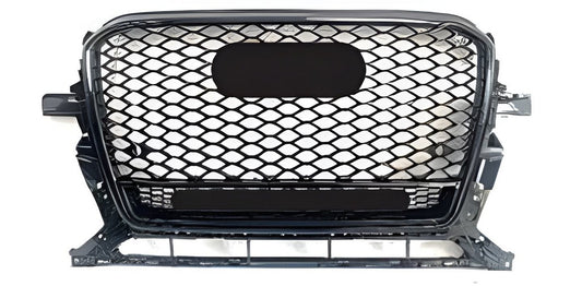 Front Grille RSQ-Style with Quattro Emblem (2012-2017, black) for Audi Q5 2008-2017 - image 1