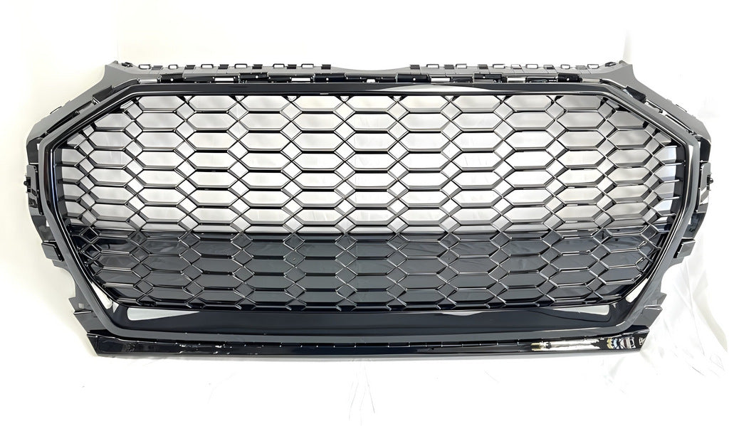 RSQ-Style front grille without logo (2020-2025, black) for Audi Q5 2017-2025 - image 1