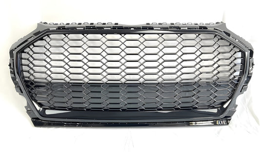 RSQ-Style front grille without logo (2020-2025, black) for Audi Q5 2017-2025 - image 1