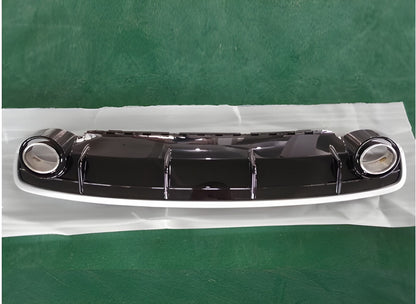 Rear Diffuser with Exhaust Tips QRS-Style (Sport, 2015-2019) for Audi Q7 2015- - image 2