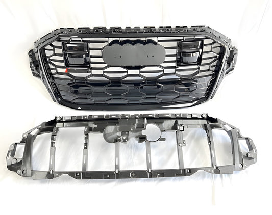 Front Grille RSQ-Style (2020+, black) for Audi Q7 2015- - image 1