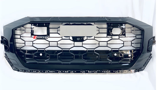 RSQ-Style Front Grille with ACC (2018-2023, Black) for Audi Q8 2018- - image 1