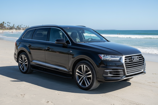 Side Steps Tayga Black (2 pcs, Aluminum) for Audi Q7 2015- - image 1