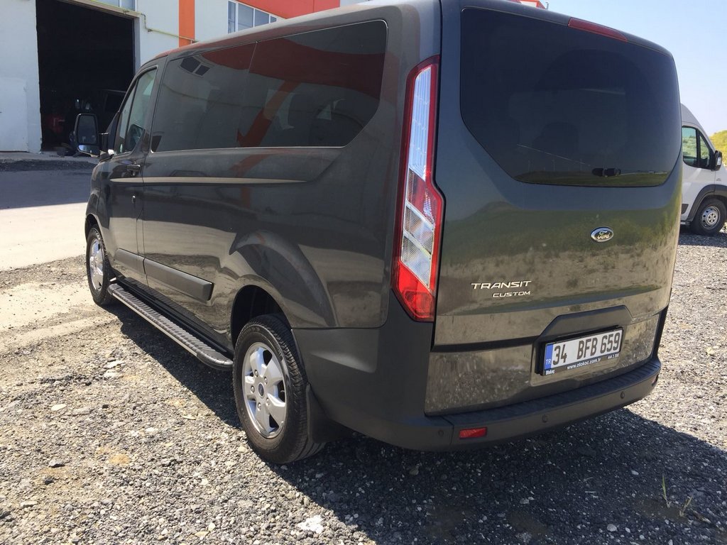 Lateral platforms Bosphorus Grey (2 pieces, aluminum) for Ford Custom 2013-2022 - image 6