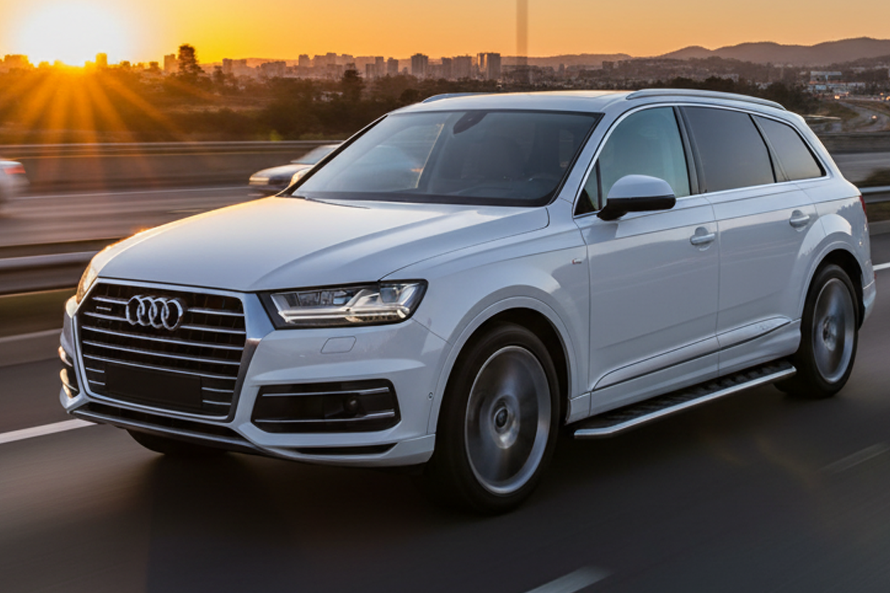 Side Steps Maydos V1 (2 pcs, Aluminum & Stainless Steel) for Audi Q7 2015- - image 1