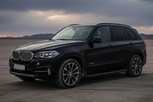 Side Steps Allmond Black (2 pcs, Aluminum) for BMW X5 F-15 2013-2018 - image 1