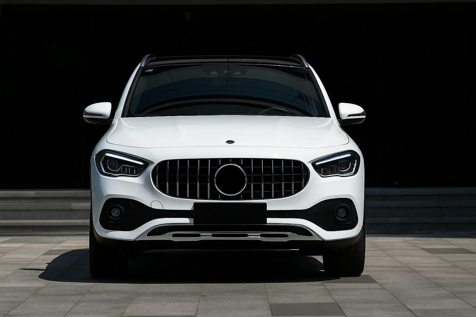 Front Grille Panamericana GT for Mercedes GLA H247 2020- - image 1