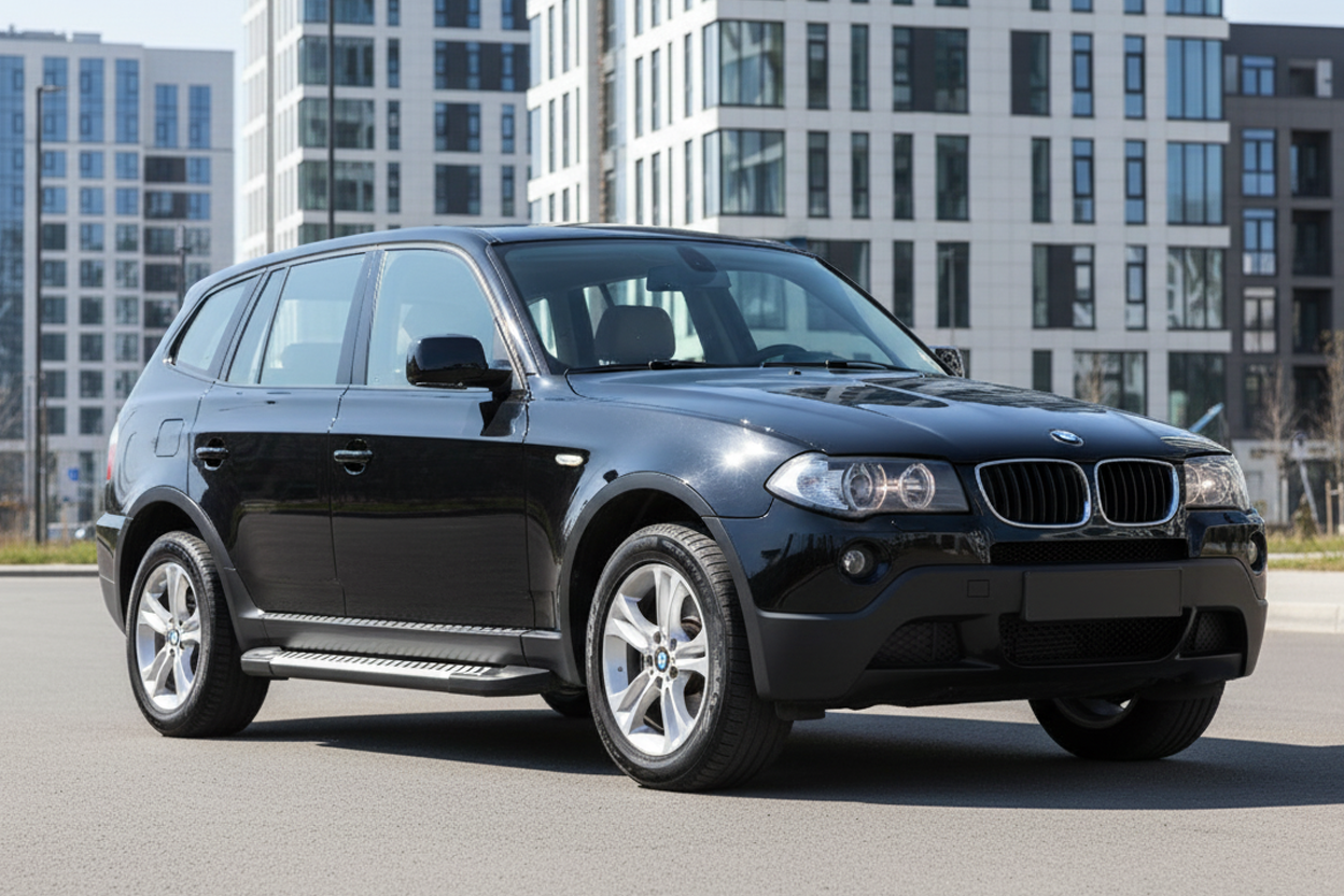 Side Steps Line (2 pcs, Aluminum) for BMW X3 E-83 2003-2010 - image 1