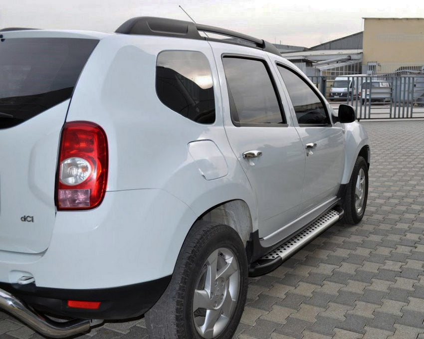 Side Steps Allmond Grey (2 pcs, Aluminum) for Renault Duster 2008-2017 - image 1