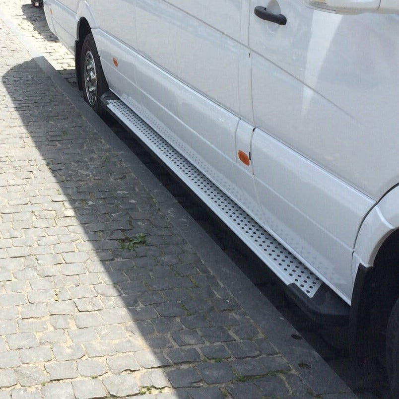 Side sills Allmond Grey (2-piece pack) for Volkswagen Crafter 2006-2016 - image 1