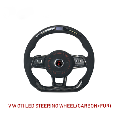 Steering Wheel (Carbon + LED Display) for Volkswagen Golf 6 2008-2014 - image 2