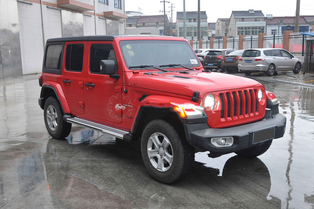 Side Steps Silver (2 pcs) for Jeep Wrangler 2007-2017 - image 5