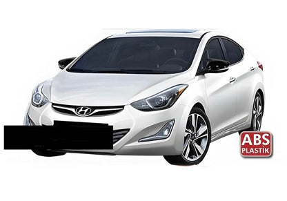 Covers for mirrors with a cutout for turning BMW-style (2 pcs) for Hyundai I-30 2012-2017 - Reelken Auto