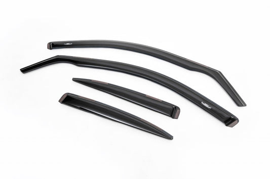 In-channel window deflectors (4 pcs, HIC) for Nissan X-trail T32/Rogue 2014-2021 - image 1
