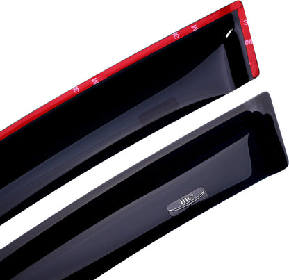 Window Deflectors (4 pcs, HIC) for Honda Civic Sedan X 2016-2021 - image 5