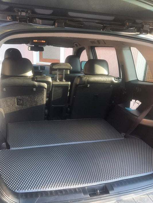 Mat in EVA trunk (2 parts, black) for Toyota Highlander 2008-2013 - Reelken Auto