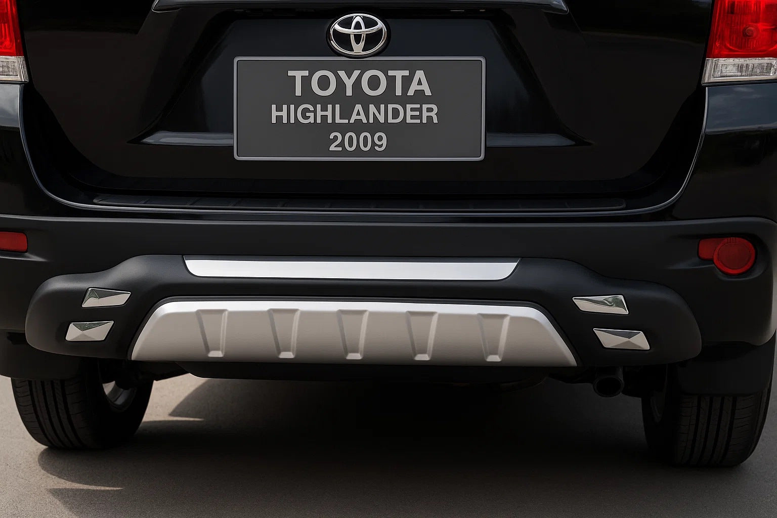 Rear Bumper Extension (2008-2010) for Toyota Highlander 2008-2013 - image 1