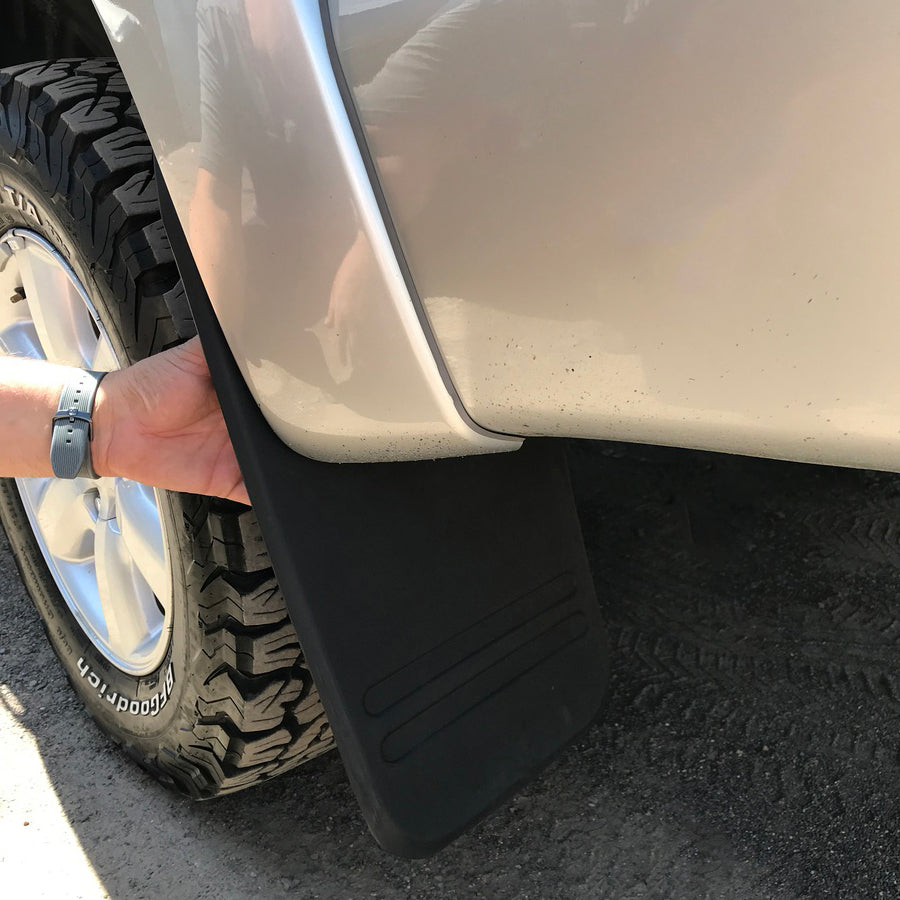 Rear long mud flaps (2 pcs) for Toyota Hilux 2006-2015 - image 1