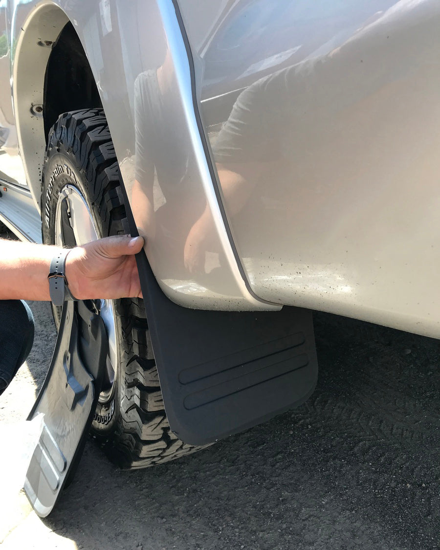 Rear short mud flaps (2 pcs) for Toyota Hilux 2006-2015 - image 1