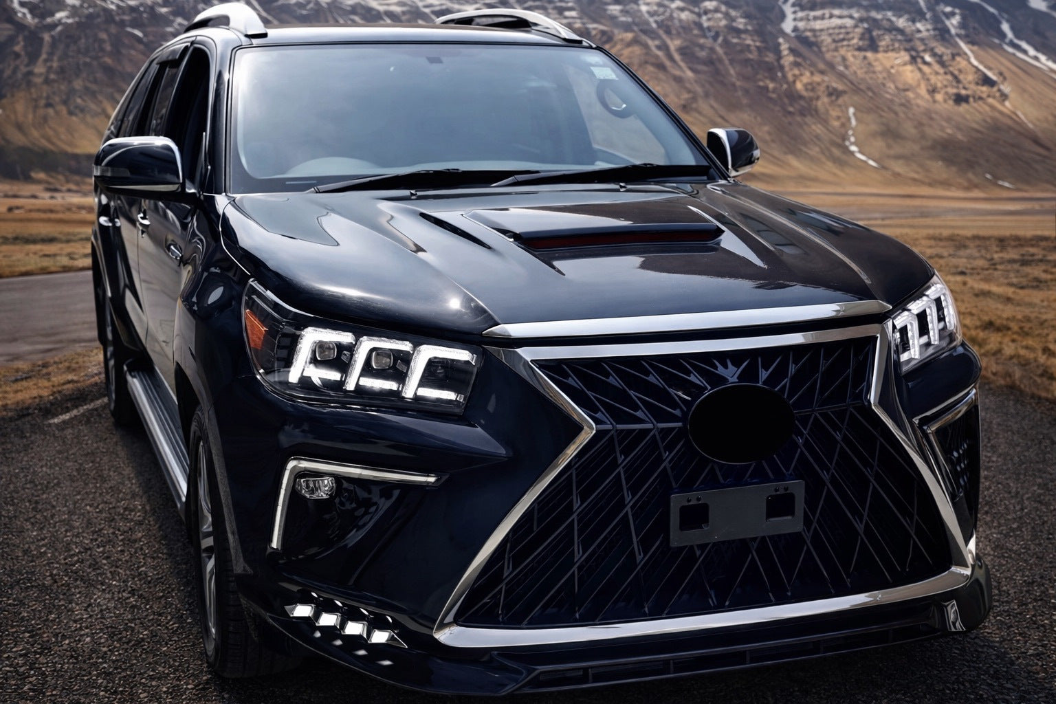 Front Headlights Lexus Design V2 2015-2019 (Set of 2) for Toyota Hilux 2015- - image 2