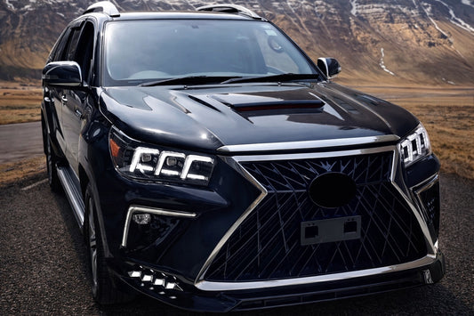Front Headlights Lexus Design V2 2015-2019 (Set of 2) for Toyota Hilux 2015- - image 2