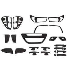 Trim Cover Set (Black ABS) for Toyota Hilux 2015- - image 1