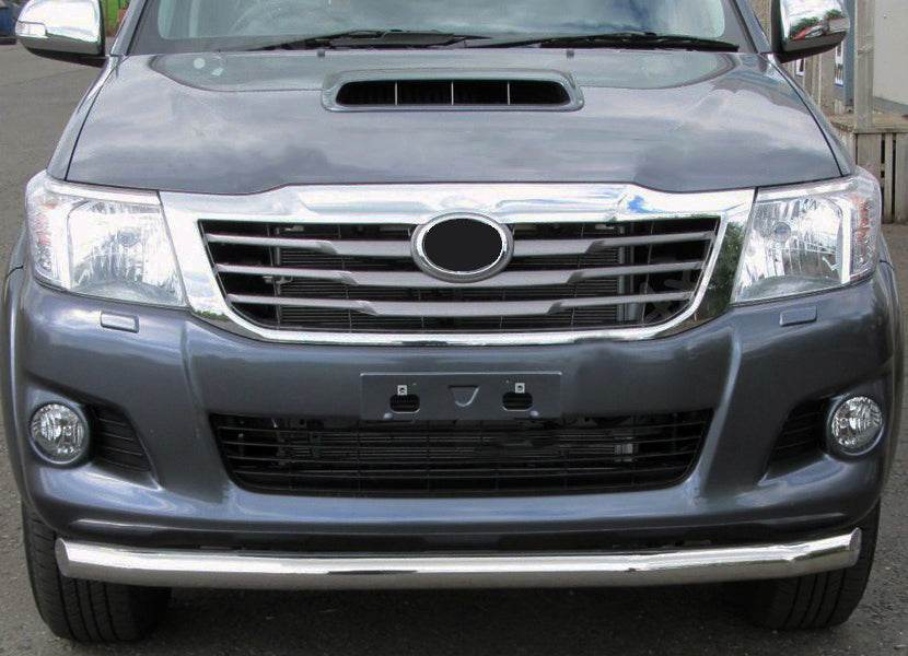 Front protection ST008 (stainless) for Toyota Hilux 2006-2015 - Reelken Auto