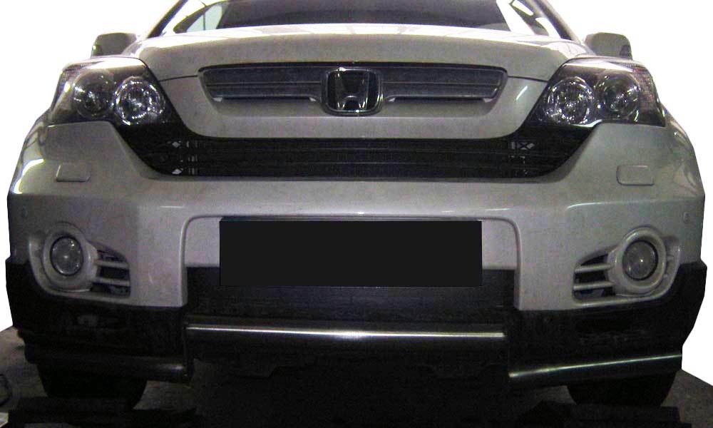 Front protection ST017 (stainless) for Honda CRV 2007-2011 - Reelken Auto