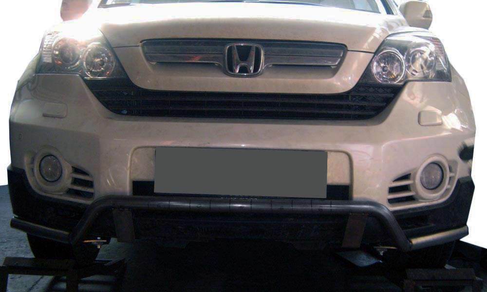 Front protection ST016 (stainless) for Honda CRV 2007-2011 - Reelken Auto