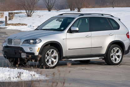 Side Steps Allmond Grey (2 pcs, Aluminum) for BMW X5 E-70 2007-2013 - image 1