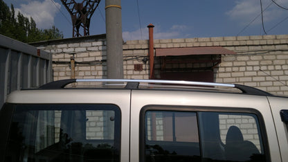 Chrome Roof Rails for Fiat Doblo I 2001-2005 - image 9