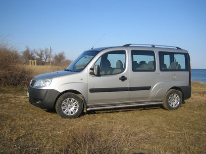 Chrome Roof Rails (Plastic Feet) for Fiat Doblo I 2005-2010 - image 16