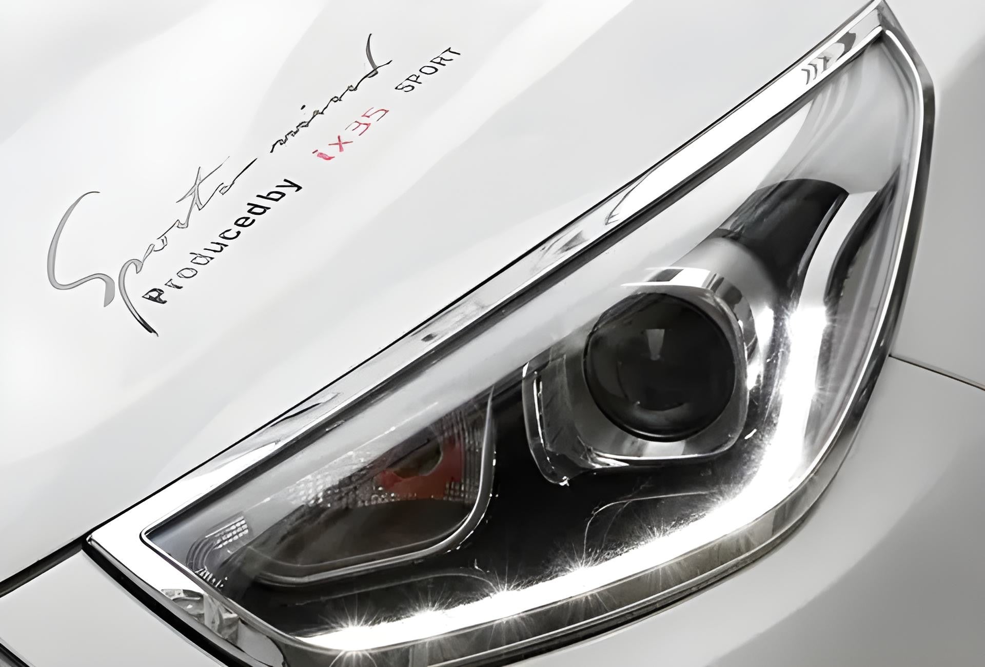 Headlight Covers (2013-2015, 2 pcs, plastic) for Hyundai IX-35 2010-2015 - image 1