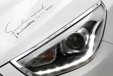 Headlight Covers (2013-2015, 2 pcs, plastic) for Hyundai IX-35 2010-2015 - image 1