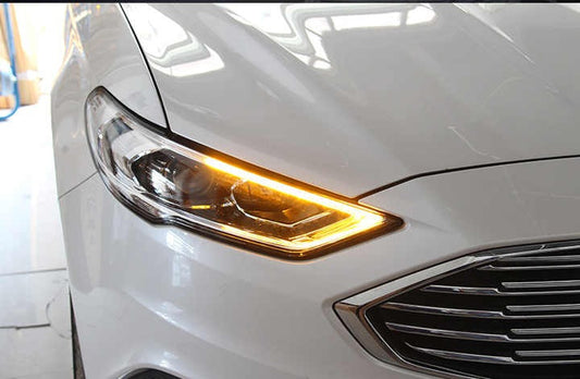 Front Full LED Headlights (2019-2022, 2 pcs) for Ford Mondeo 2014-2022 - image 1