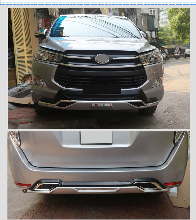 Front and Rear Bumper Extensions for Toyota Innova 2015- - image 2