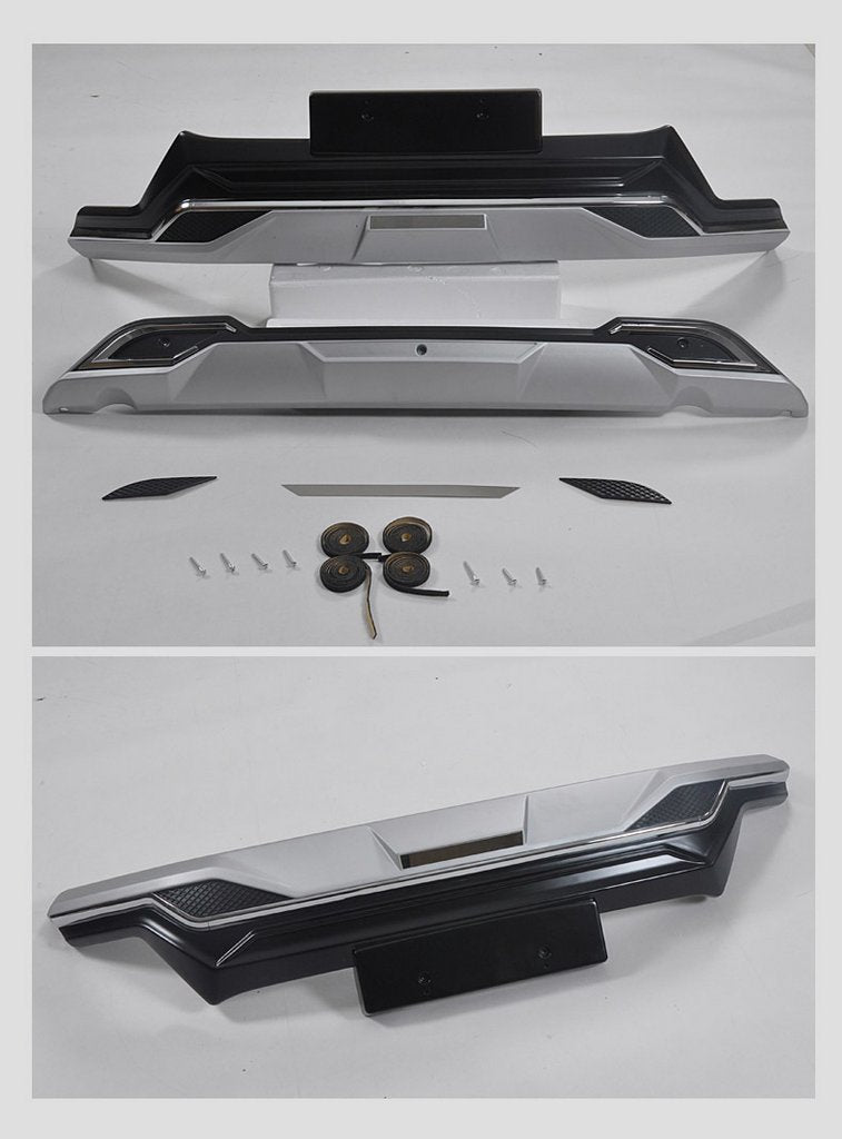 Front and Rear Bumper Extensions for Toyota Innova 2015- - image 7