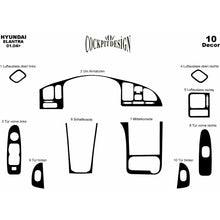 Dashboard Trim Covers for Hyundai Elantra (HD) 2006-2011 - image 2