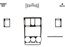 Dashboard Trim Covers (2005↗) for Hyundai Getz 2002- - image 1