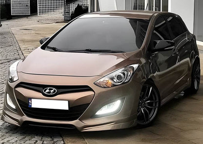 Covers for mirrors with a cutout for turning BMW-style (2 pcs) for Hyundai I-30 2012-2017 - Reelken Auto