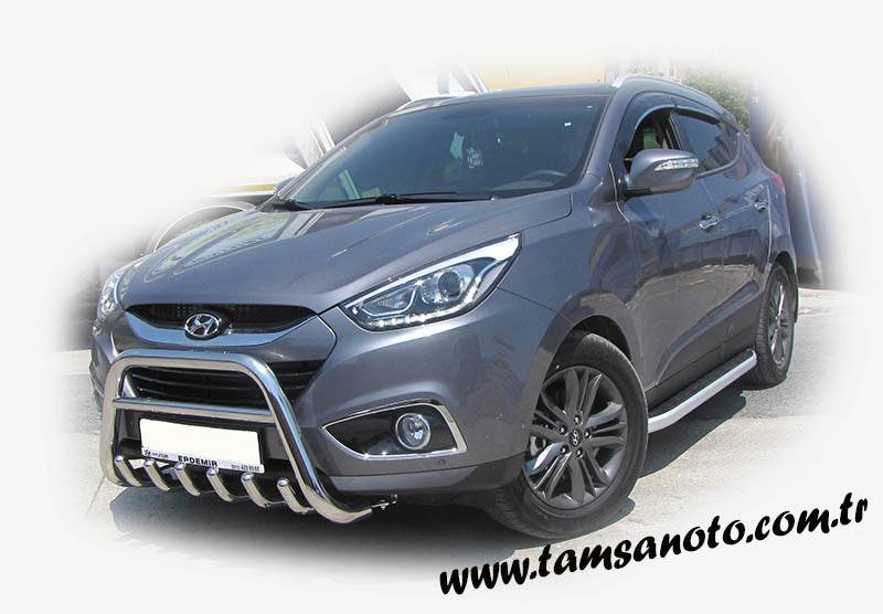 WT003 front arc (stainless) for Hyundai IX-35 2010-2015 - Reelken Auto