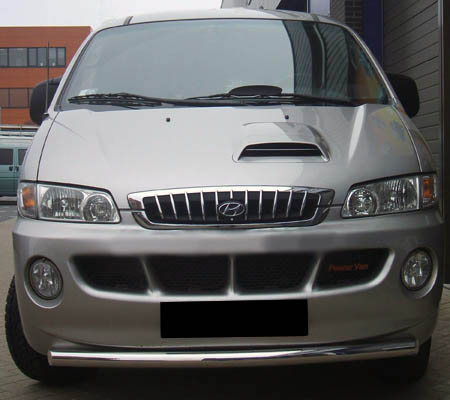 Front Bar ST008 (Stainless Steel) for Hyundai H200, H1, Starex 1998-2007 - image 1