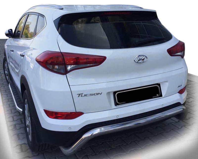 Rear Bar AK007 (Stainless Steel) for Hyundai Tucson TL 2016-2021 - image 1